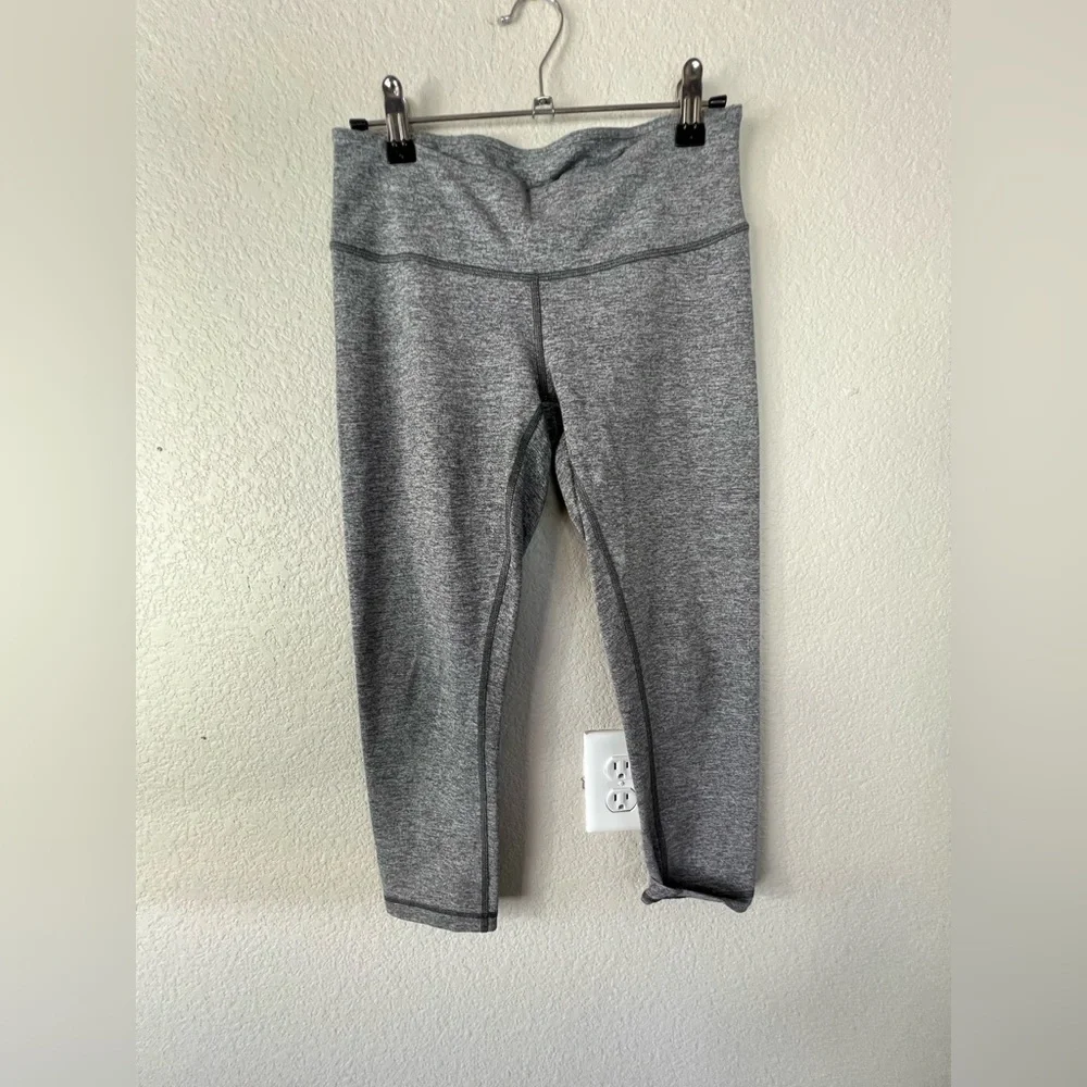 Lululemon Wunder Under Crop GREY SIZE 6 797 - Picture 6 of 6